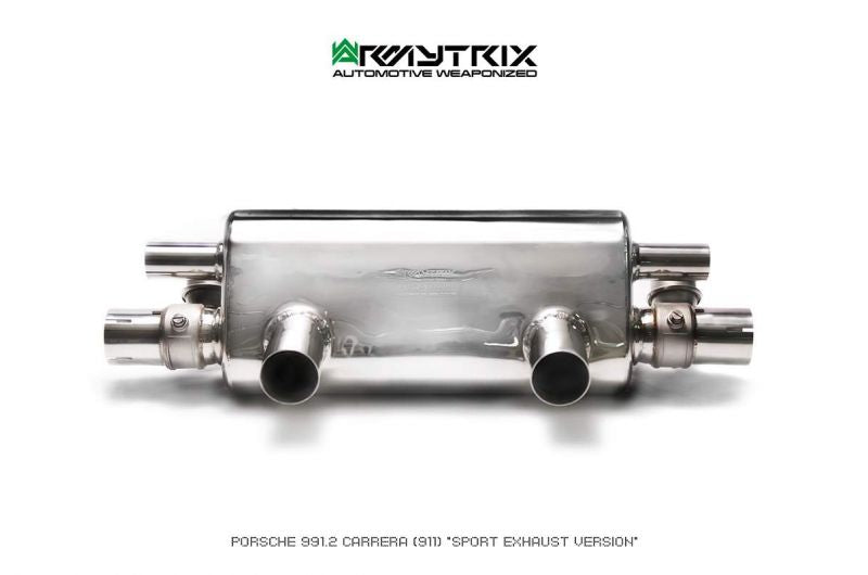 Armytrix Stainless Steel Valvetronic Cat Back Exhaust System (Suits Sports Exhaust Version Only)