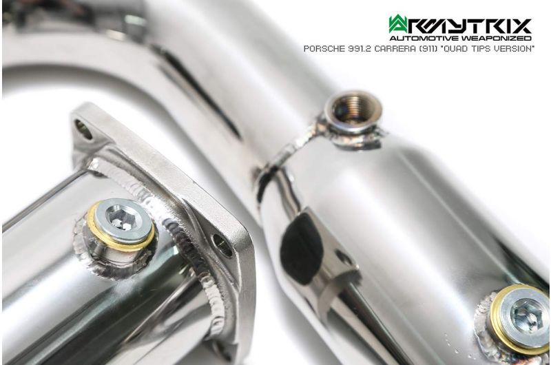 Armytrix Stainless Steel Valvetronic Cat Back Exhaust System (Suits Quad Tip Only)