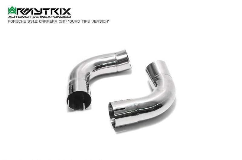 Armytrix Stainless Steel Valvetronic Cat Back Exhaust System (Suits Quad Tip Only)