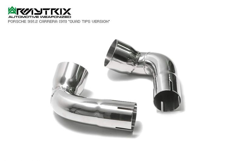 Armytrix Stainless Steel Valvetronic Cat Back Exhaust System (Suits Quad Tip Only)