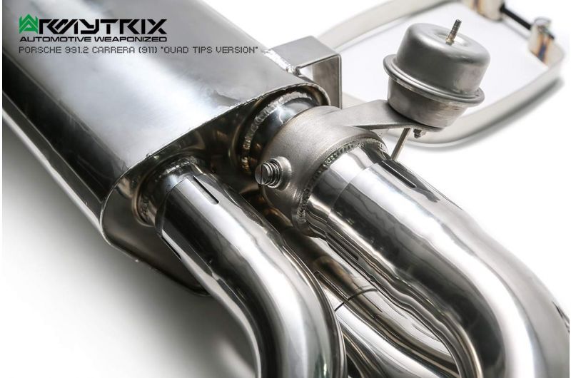 Armytrix Stainless Steel Valvetronic Cat Back Exhaust System (Suits Quad Tip Only)
