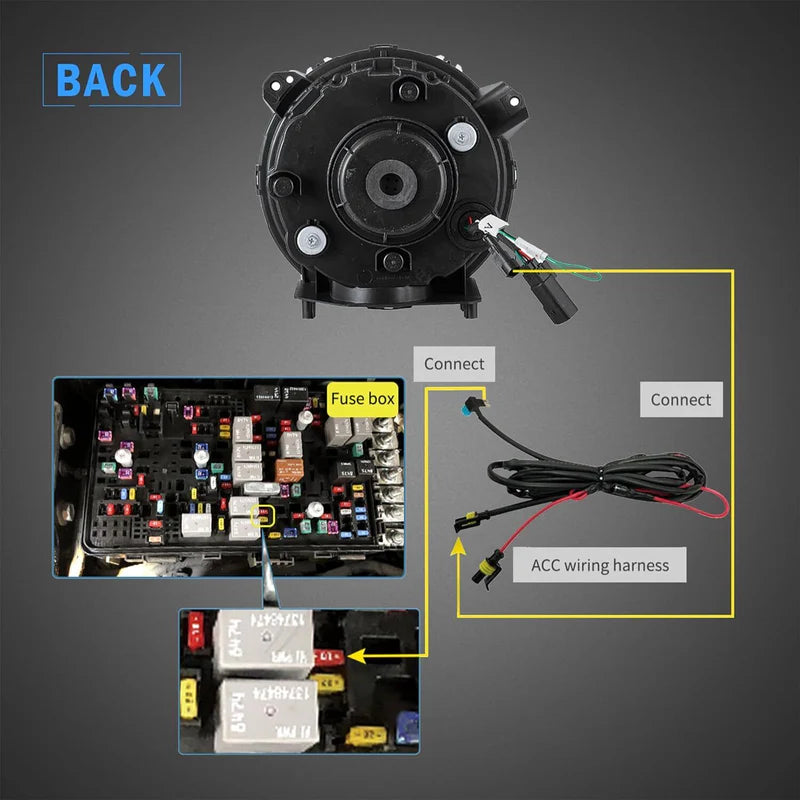 2018-2024 JEEP WRANGLER (JL) & GLADIATOR LED HEADLIGHTS