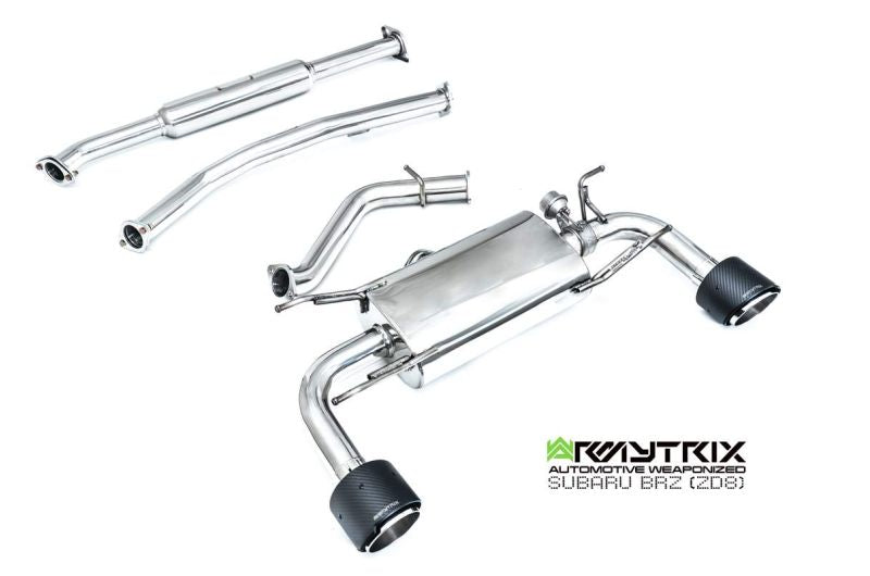 Armytrix Stainless Steel Valvetronic Cat Back Exhaust System Toyota GR86 ZN8 22+/Subaru BRZ ZD8 22+