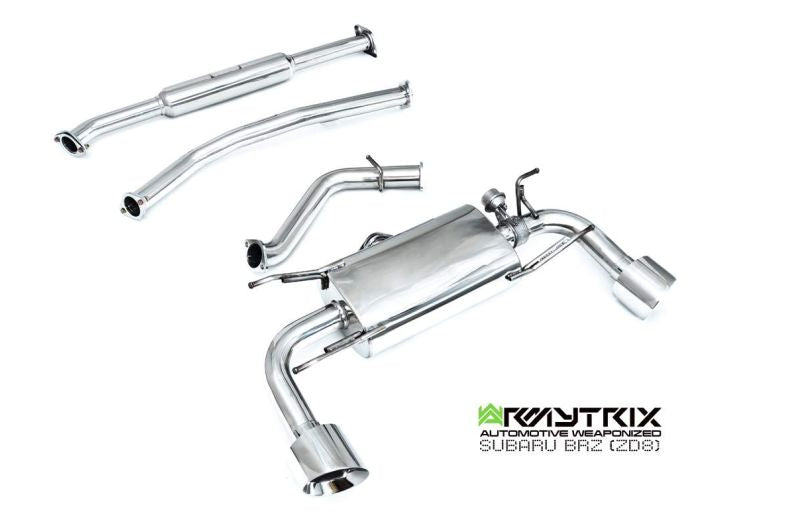 Armytrix Stainless Steel Valvetronic Cat Back Exhaust System Toyota GR86 ZN8 22+/Subaru BRZ ZD8 22+