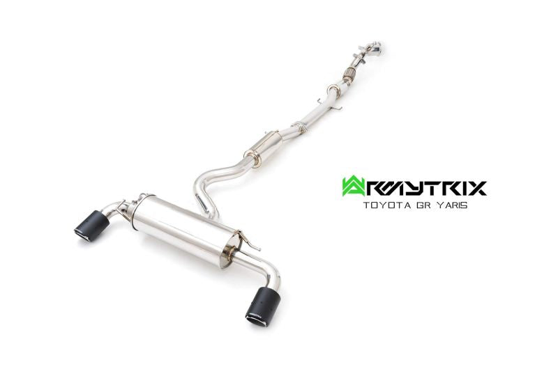 Armytrix Stainless Steel Valvetronic Turbo Back Exhaust System - Ceramic Coated Downpipe Toyota GR Yaris Track Edition 20+