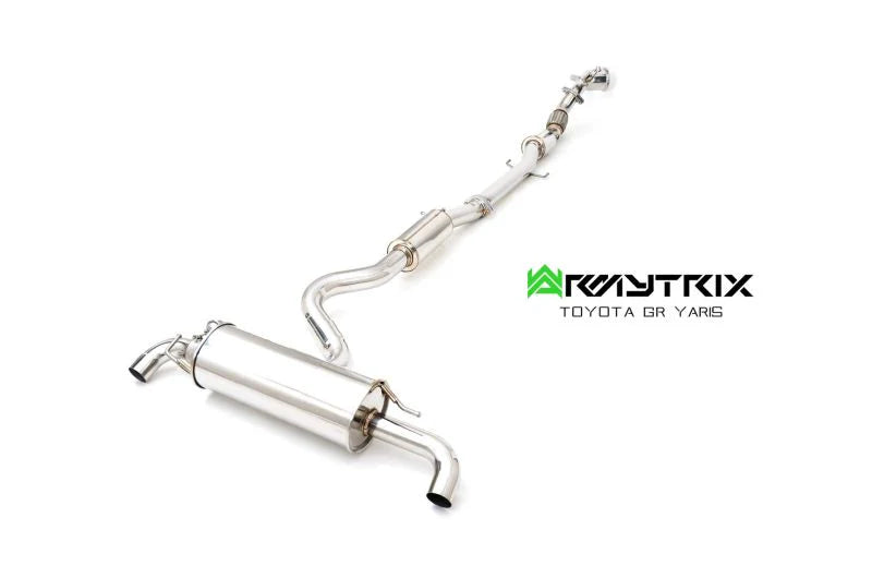 Armytrix Stainless Steel Valvetronic Turbo Back Exhaust System - Ceramic Coated Downpipe Toyota GR Yaris Track Edition 20+