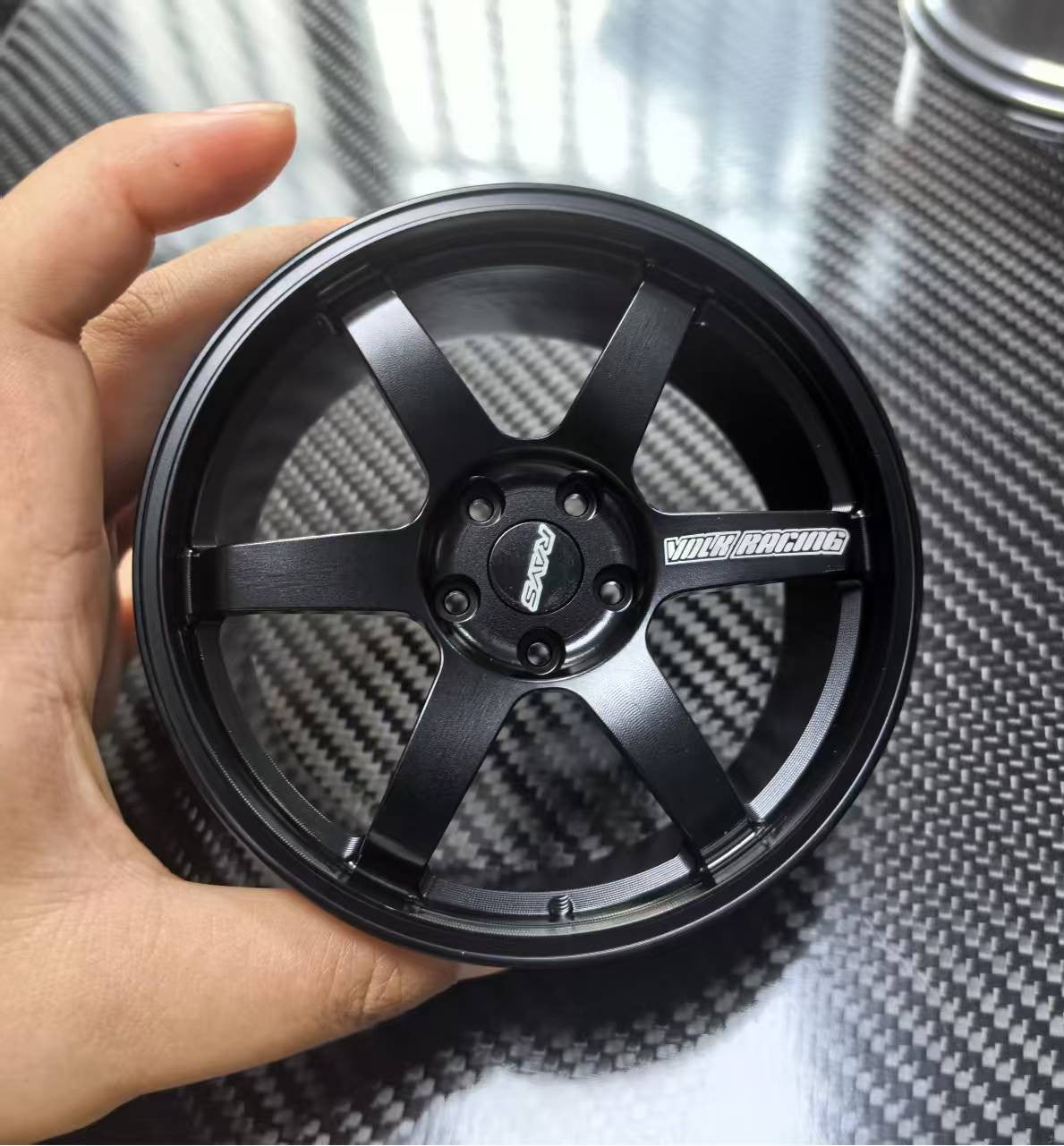 TE37 Style 10cm Die-Cast Aluminium Mini Wheel