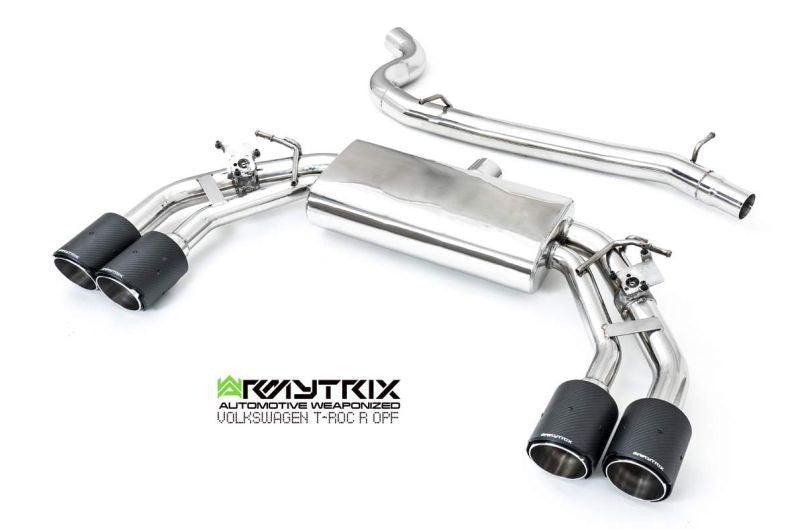 Armytrix Stainless Steel Valvetronic Cat Back Exhaust System Volkswagen T-Roc R 20+