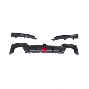 BMW 3 Series G20 KBR style Carbon fiber rear diffuser with lamp (19-22)