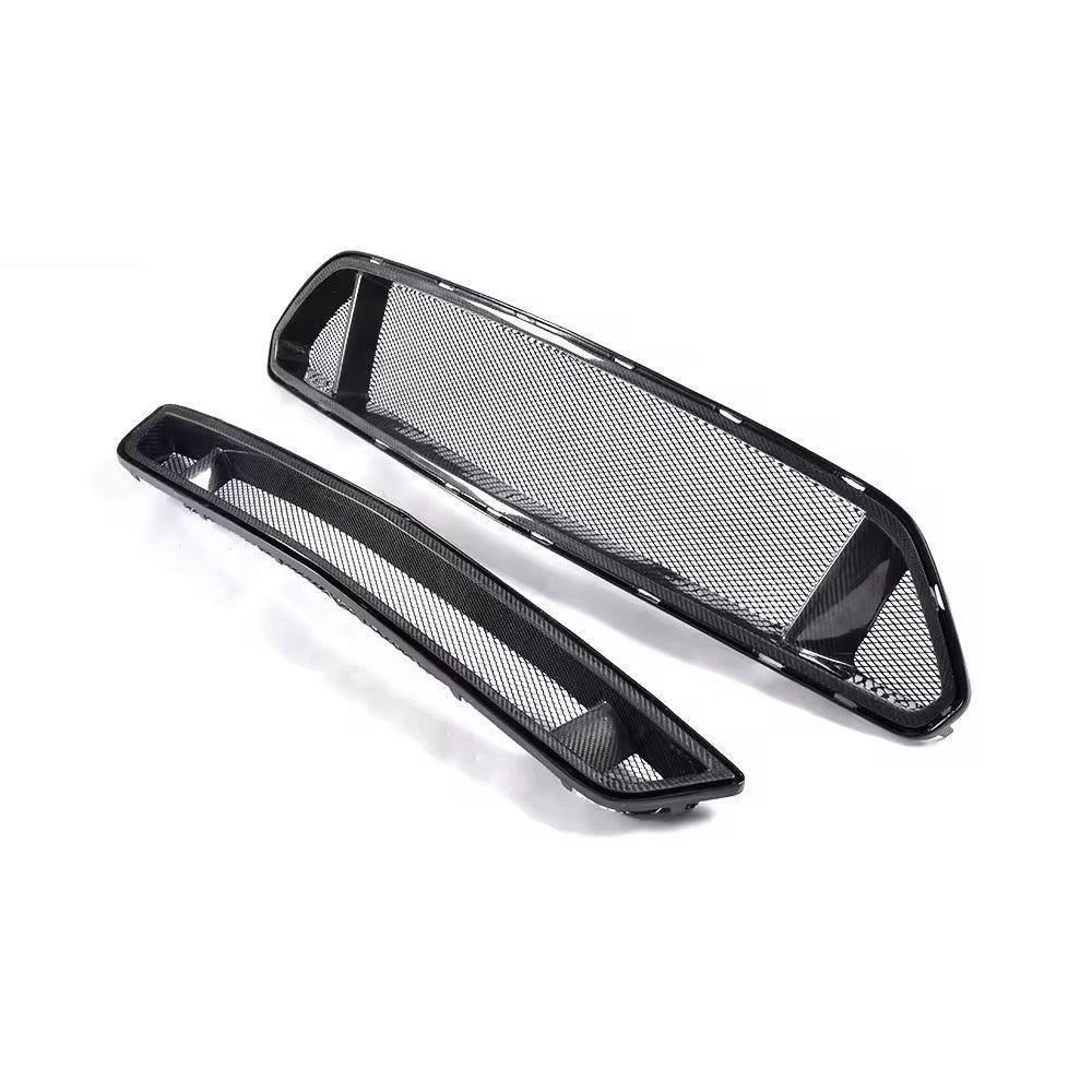 Ford Mustang (2015-2017) Lower and Upper Front Grille Carbon Fibre