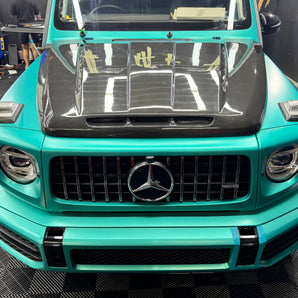 Mercedes Benz G Class Top Car Style Dry Carbon Fibre Hood (19-24)