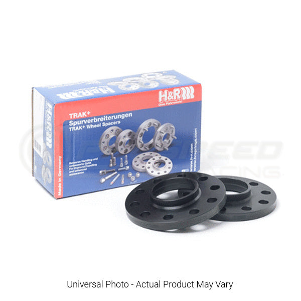 H&R Trak+ DR Wheel Spacers PAIR 8mm Black FLAT TYPE M14x1.5, 31mm Long, Mercedes Ball, 17mm Head