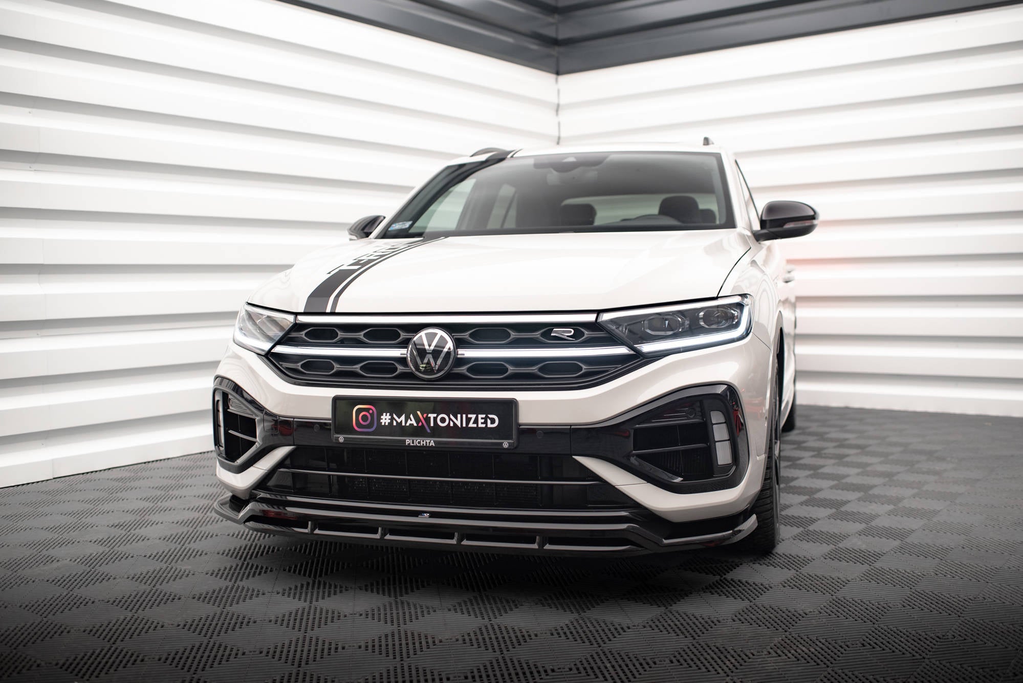 Maxton Design Front Splitter V.1 Volkswagen T-Roc R / R-Line Mk1 Facelift