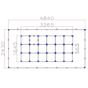 Garage Lighting (Linearllume Series) Bordered Grid LED Lighting System