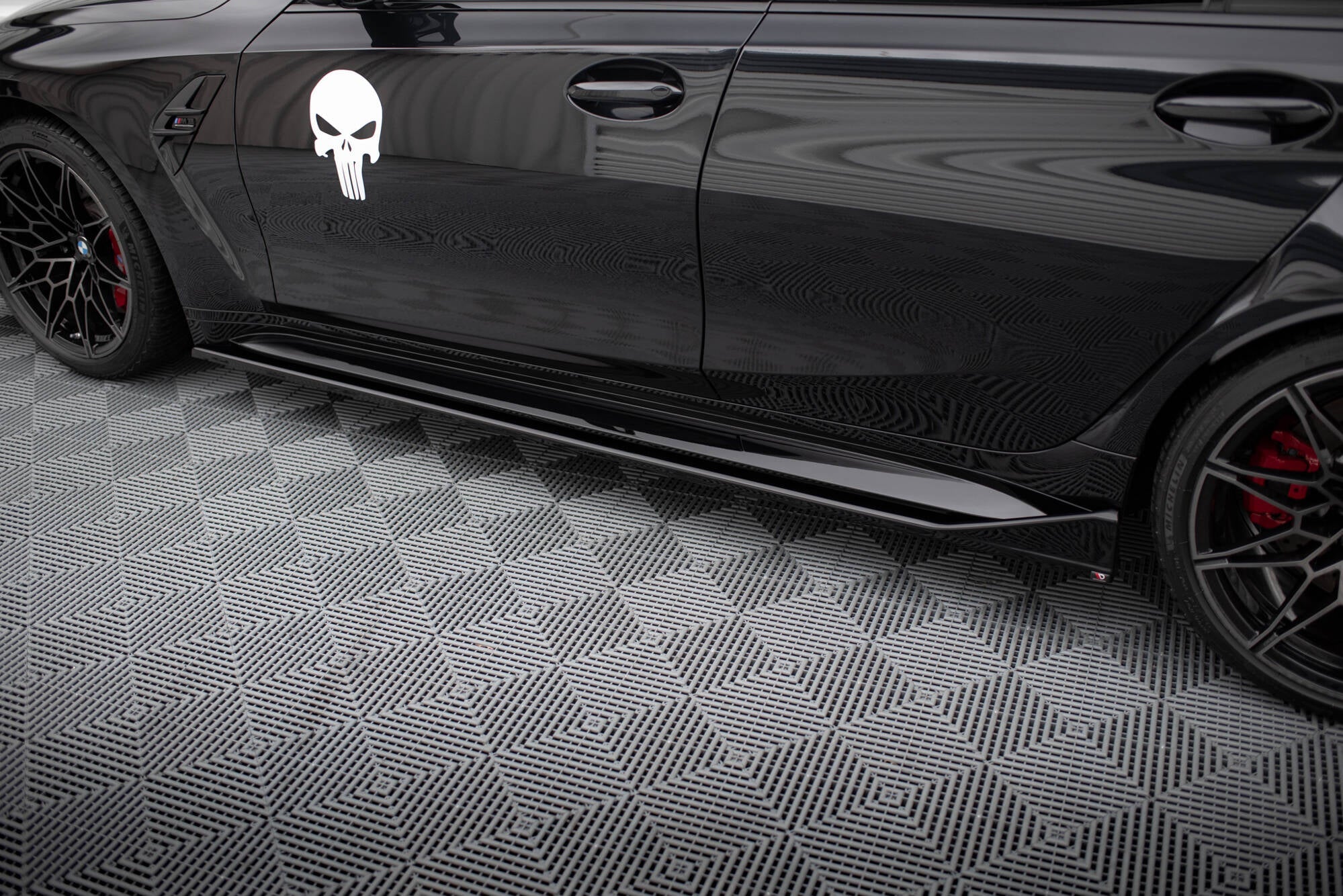 Maxton Design Side Skirts Diffusers V.3 CSL Look BMW M3 G80
