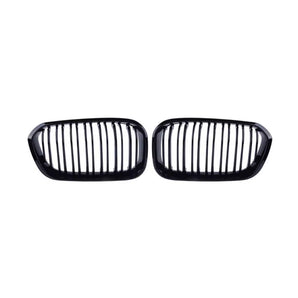 BMW F20 | F21 (15-19) Dual Slat Front Grille Gloss Black