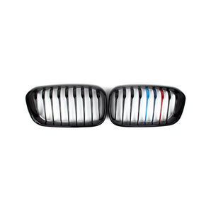 BMW F20 | F21 (15-19) Single Slat Front Grille Gloss Black + M Colours