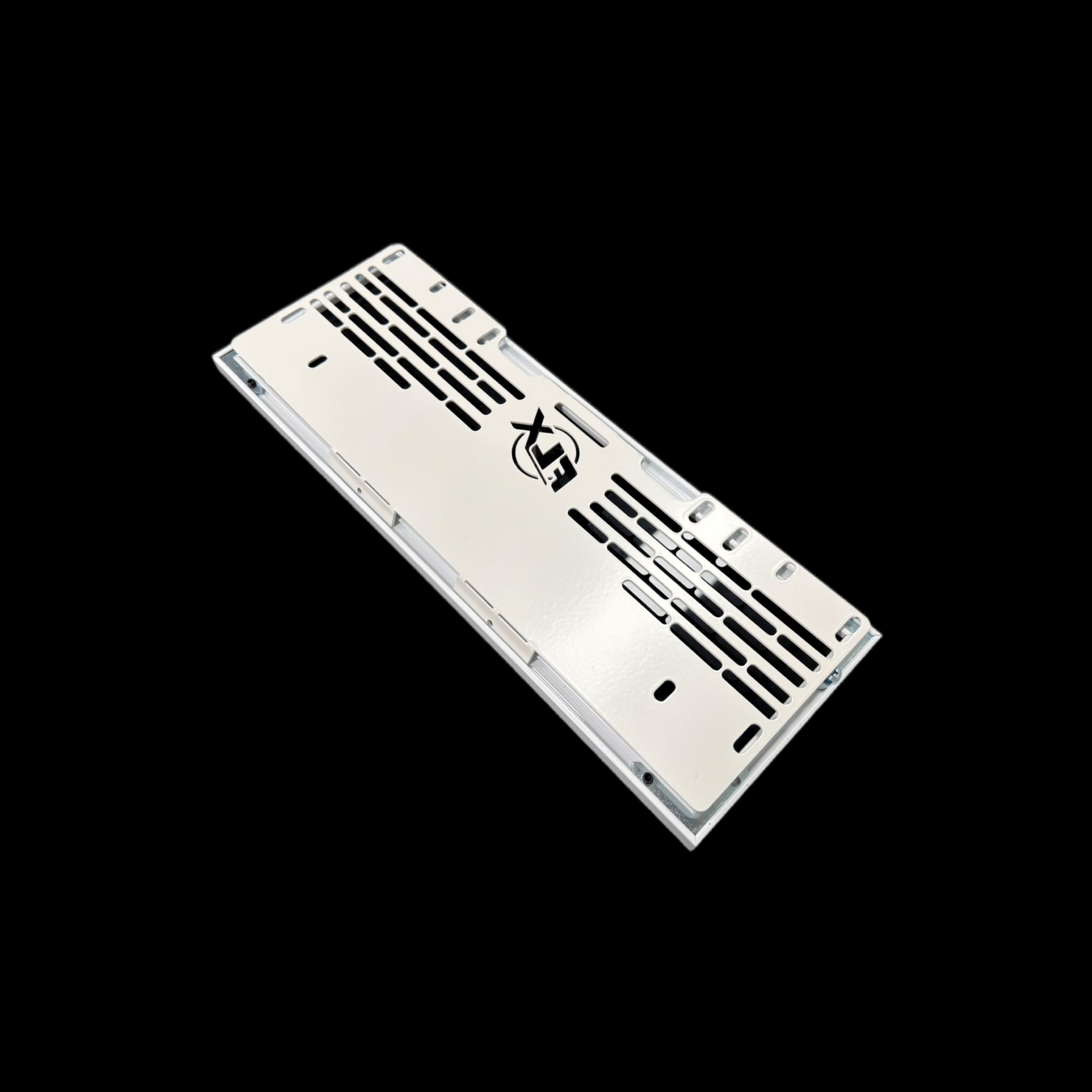 Number Plate Cover - FLX 6 Character/digit VIC Plates Matte White