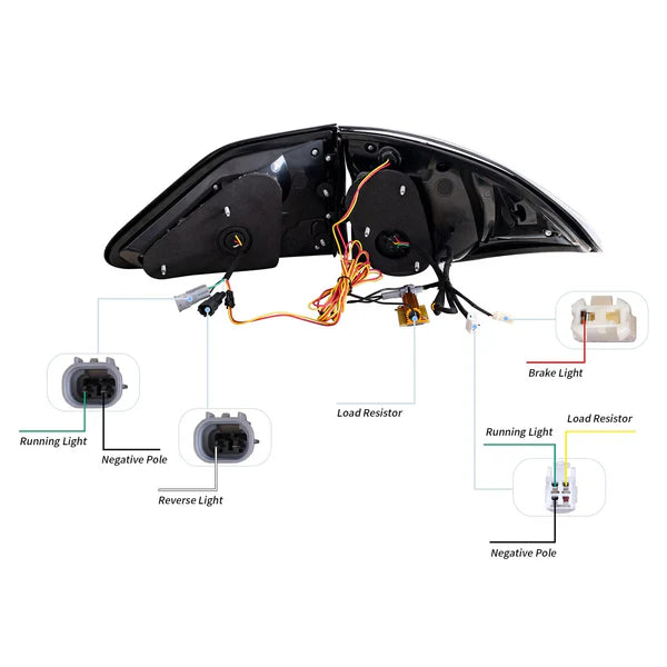 2009-2014 LEXUS RX270 RX330 RX350 RX450H LED DYNAMIC TAIL LIGHTS