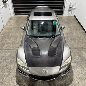 Mazda RX8 (2003-2011) Carbon Fibre Hood | Bonnet