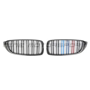 BMW 3/4 Series Black with M stripes Front Grille