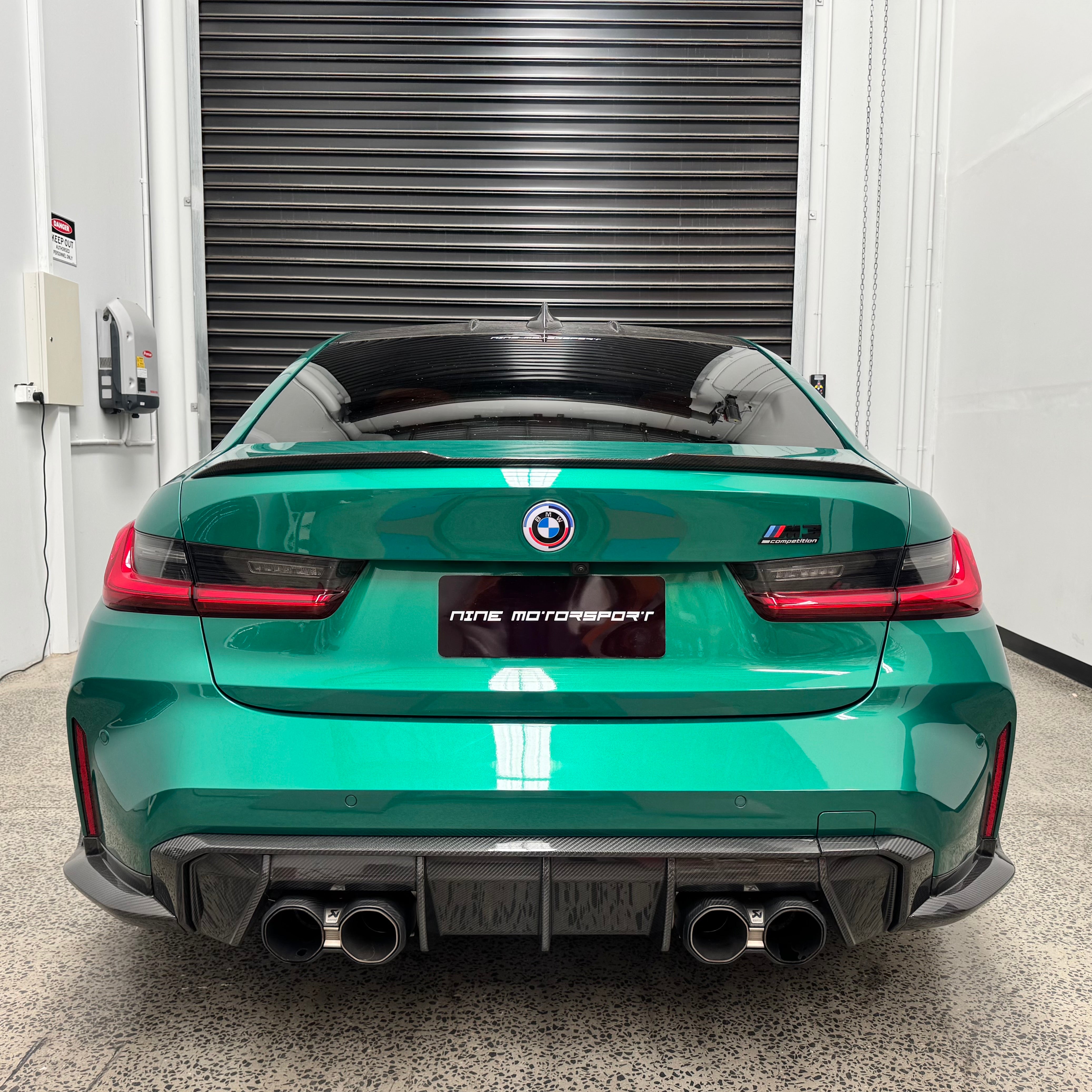 BMW M3 G80/G81/G82/G83 Dry Carbon Fibre OEM Style Diffuser Trim (Standard Quad Tip)
