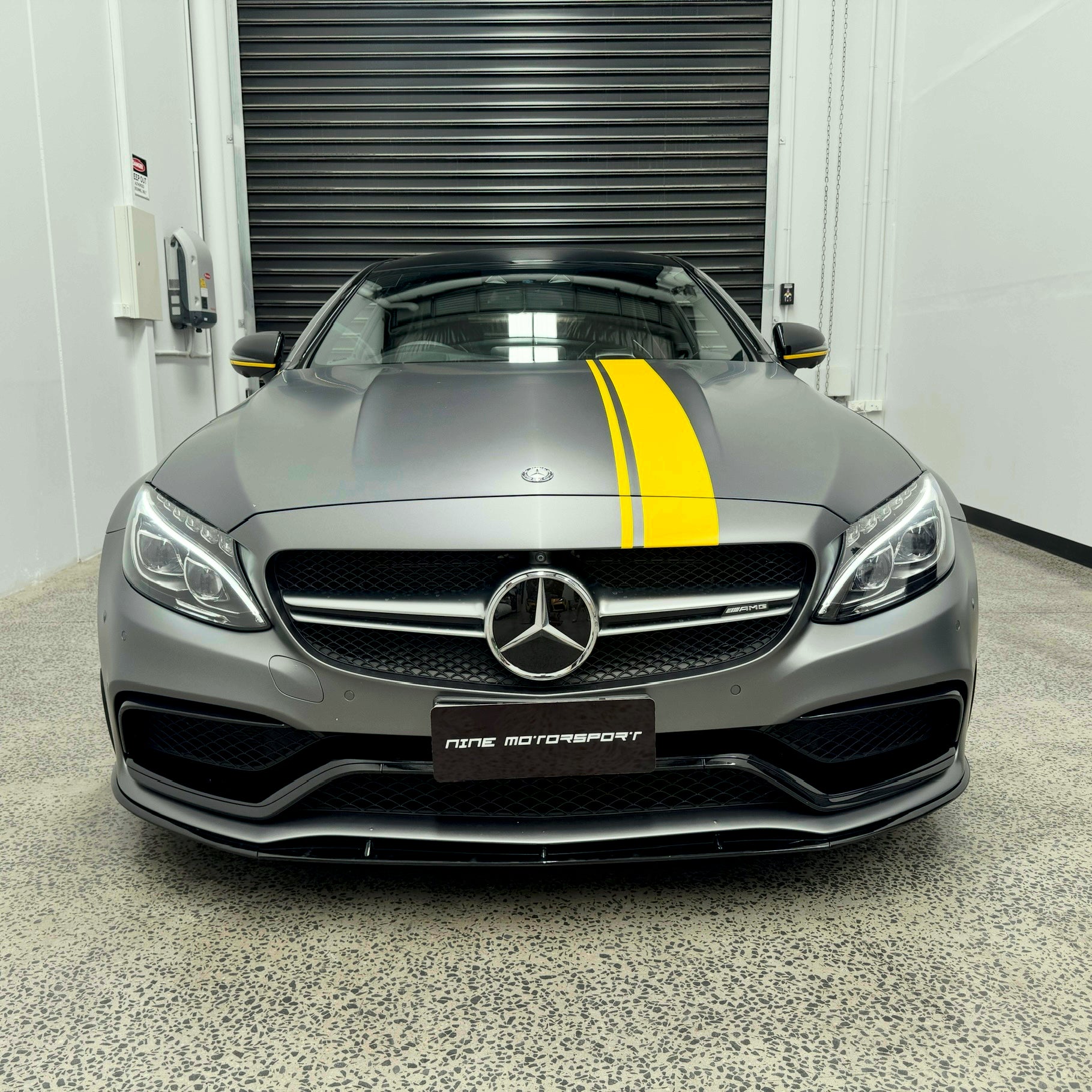 Mercedes Benz C Class C63s Edition One Style Front Lip (15-23) - Nine Motorsport