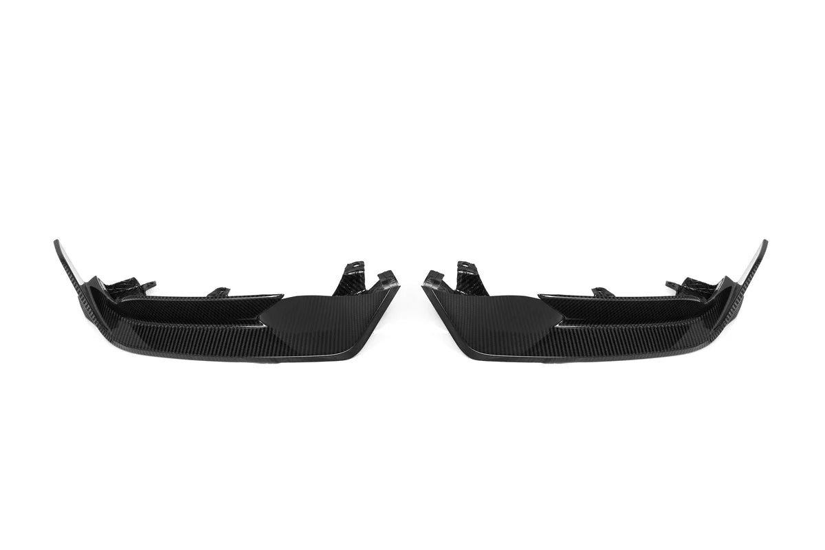 Sooqoo Pre Pregged Dry Carbon Fiber Front Lip for BMW iX3 G08i LCI 2021+