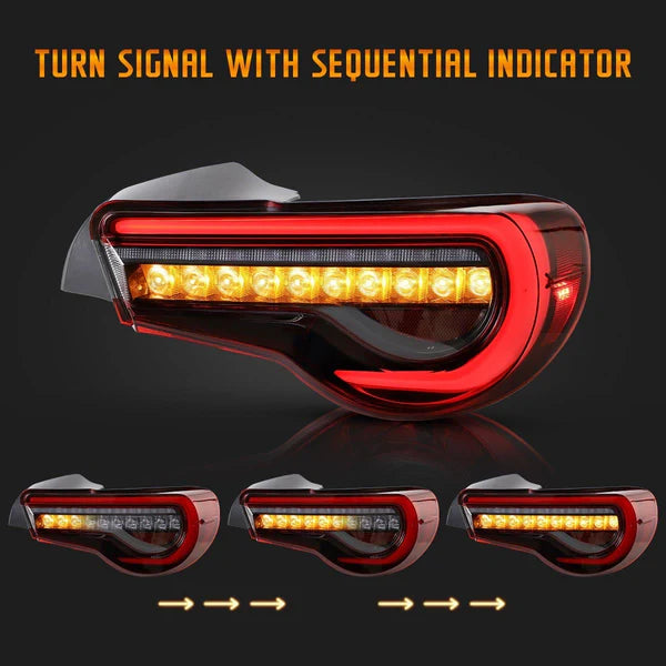 2012-2021 TOYOTA 86 / SUBARU BRZ SEQUENTIAL LED TAIL LIGHTS