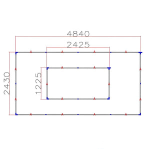 Garage Lighting (Linearllume Series) Dual Bordered LED Lighting System