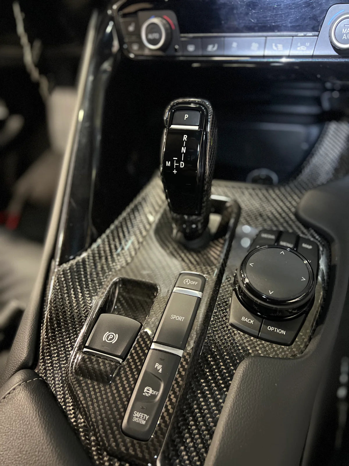 Interior Centre Console Cover Dry Carbon Fibre Toyota A90 Supra MK5