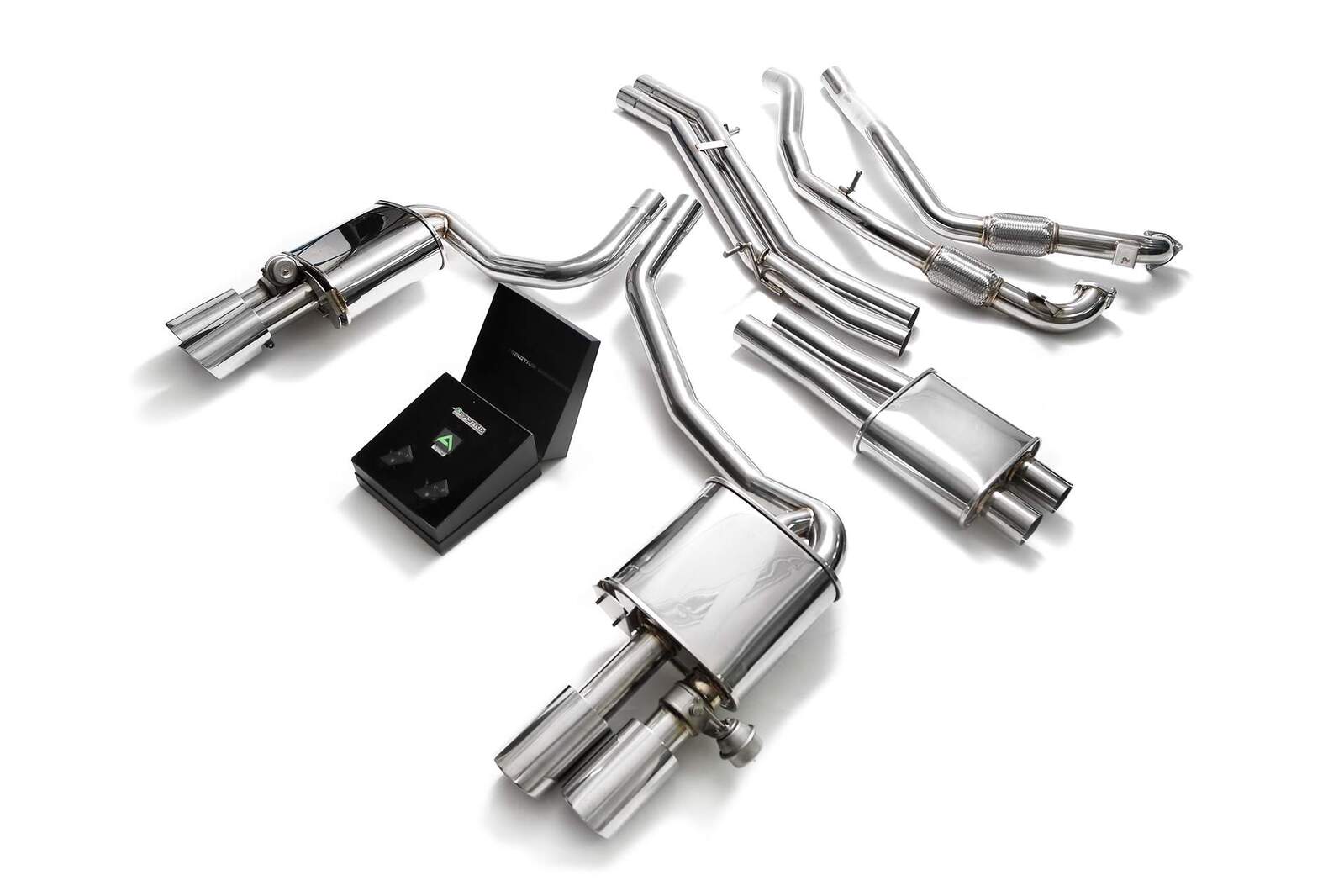 Armytrix Stainless Steel Valvetronic Cat Back Exhaust System Audi A4/A5/S4/S5 B8 3.0L TFSI Sportback/Sedan/Wagon 09-15