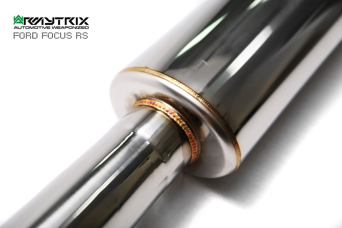 Armytrix Stainless Steel Valvetronic Cat Back Exhaust System Ford Focus RS MK3 16-18