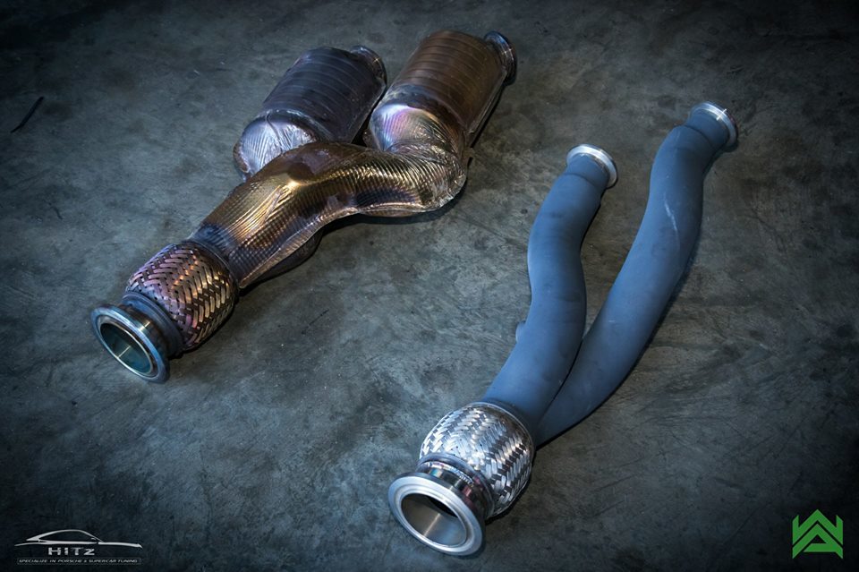 Armytrix High Performance Ceramic Coated De-Catted Front Pipe Lamborghini Aventador LP700-4/LP720-4/LP740-4 S/LP750-4 11-17