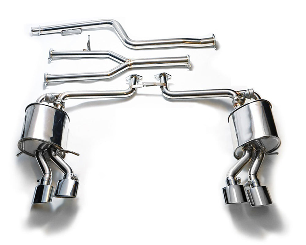 Armytrix Stainless Steel Valvetronic Cat Back Exhaust System Mercedes C180/C200/C250 W204 11-14