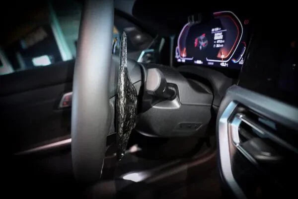 Armaspeed forged Carbon Black Paddle Shifter for BMW 325i 330e M340i G20 G21 Toyota Supra GR A90