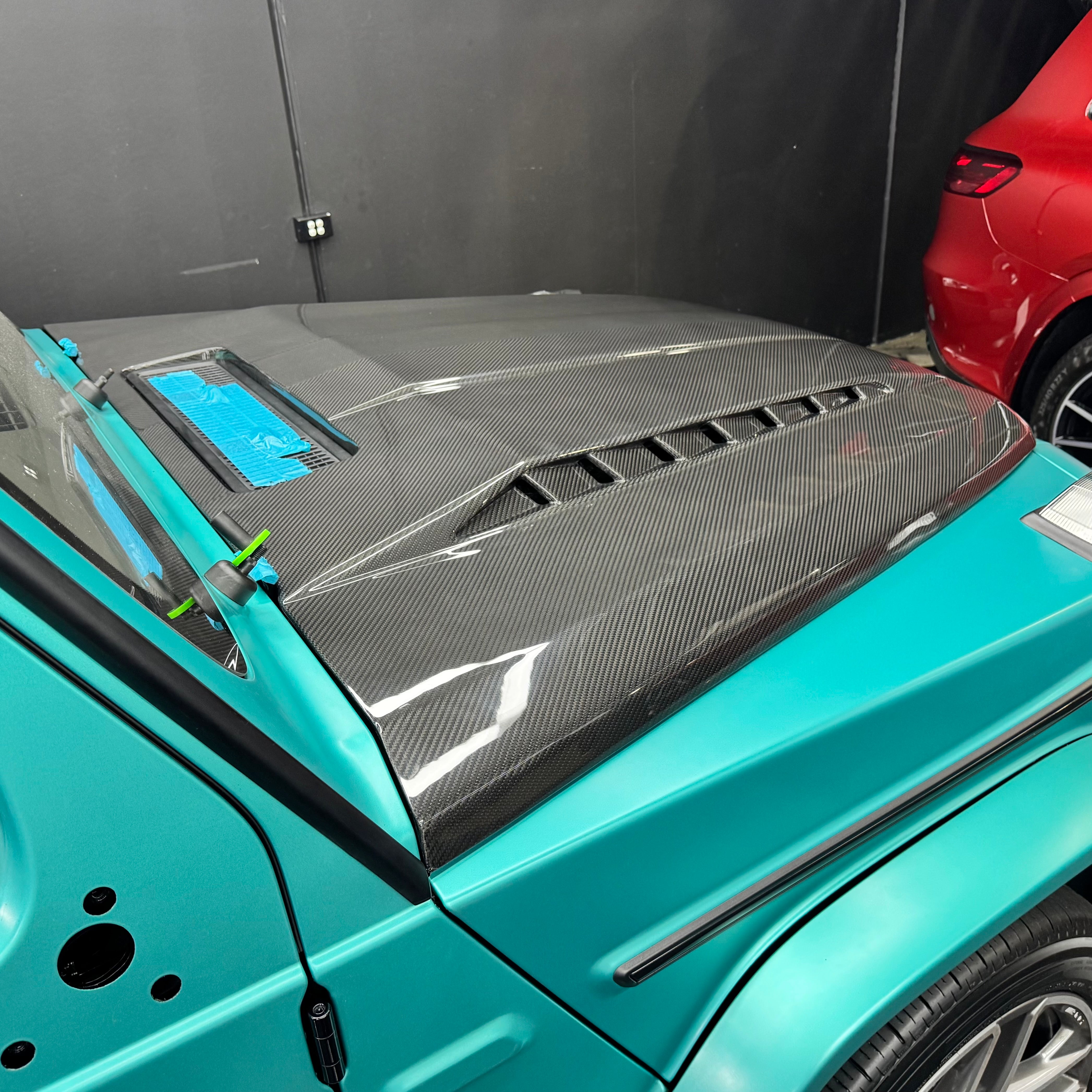 Mercedes Benz G Class Top Car Style Dry Carbon Fibre Hood (19-24)