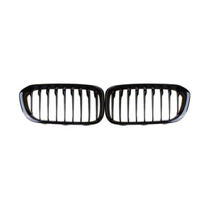 BMW F20 | F21 (15-19) Single Slat Front Grille Gloss Black