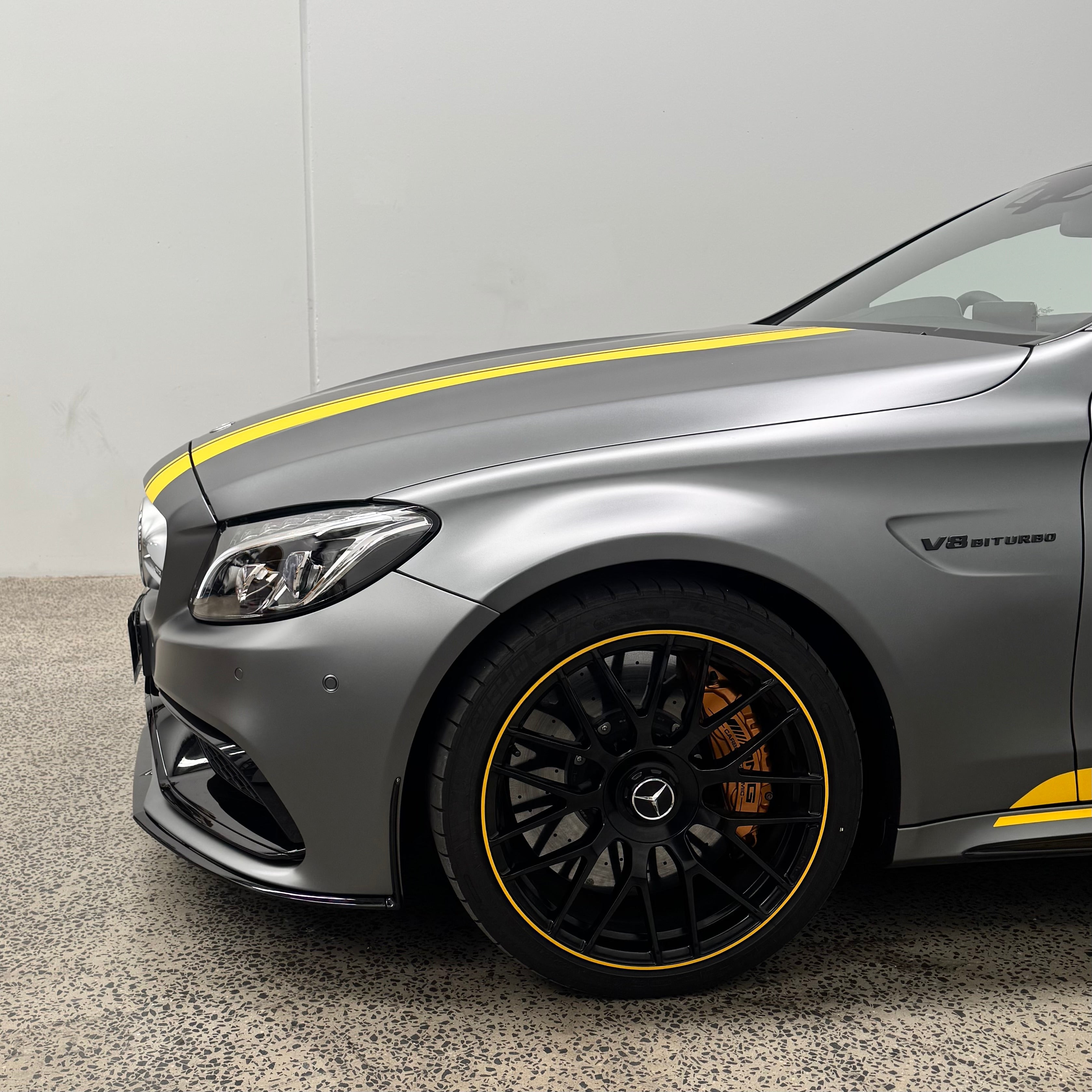 Mercedes Benz C Class C63s Edition One Style Front Lip (15-23) - Nine Motorsport