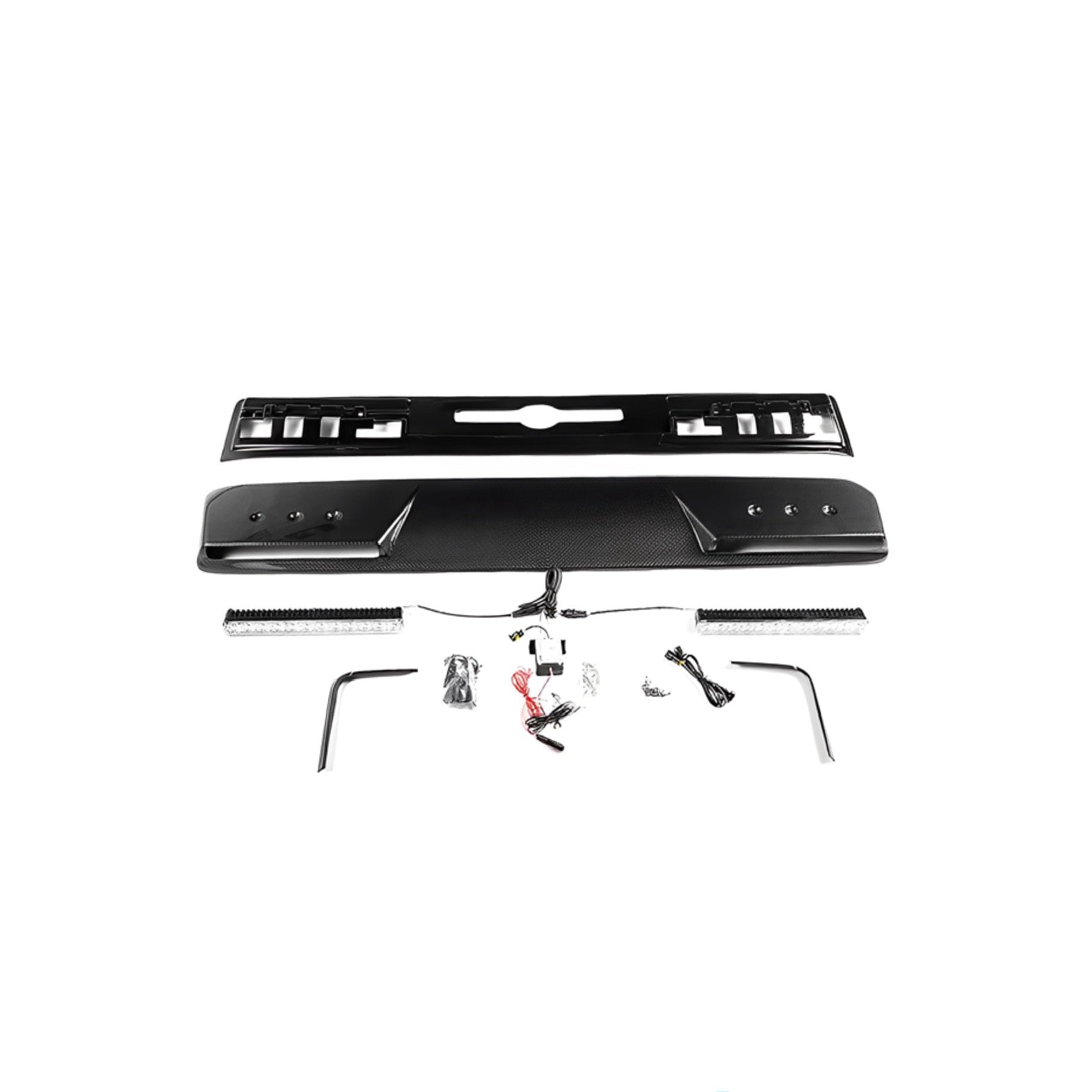 Mercedes Benz G Class BRABUS Style Roof Spoiler With Light (2019-2024) W464 Dry Carbon Fibre
