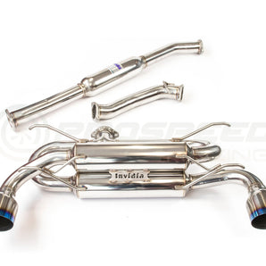 Invidia R400 70mm Cat Back Exhaust w/Rolled SS Tips - Subaru BRZ & Toyota 86 12-21, 22+