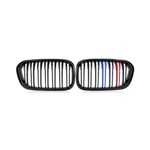 BMW F20 | F21 (15-19) Dual Slat Front Grille Gloss Black + M Colours