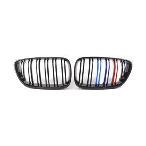 BMW F22 F23 2 Series | F87 M2 Dual Slat Front Grille Gloss Black + M Colours