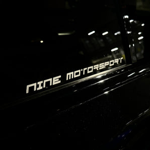 Nine Motorsport Window Decal Sticker