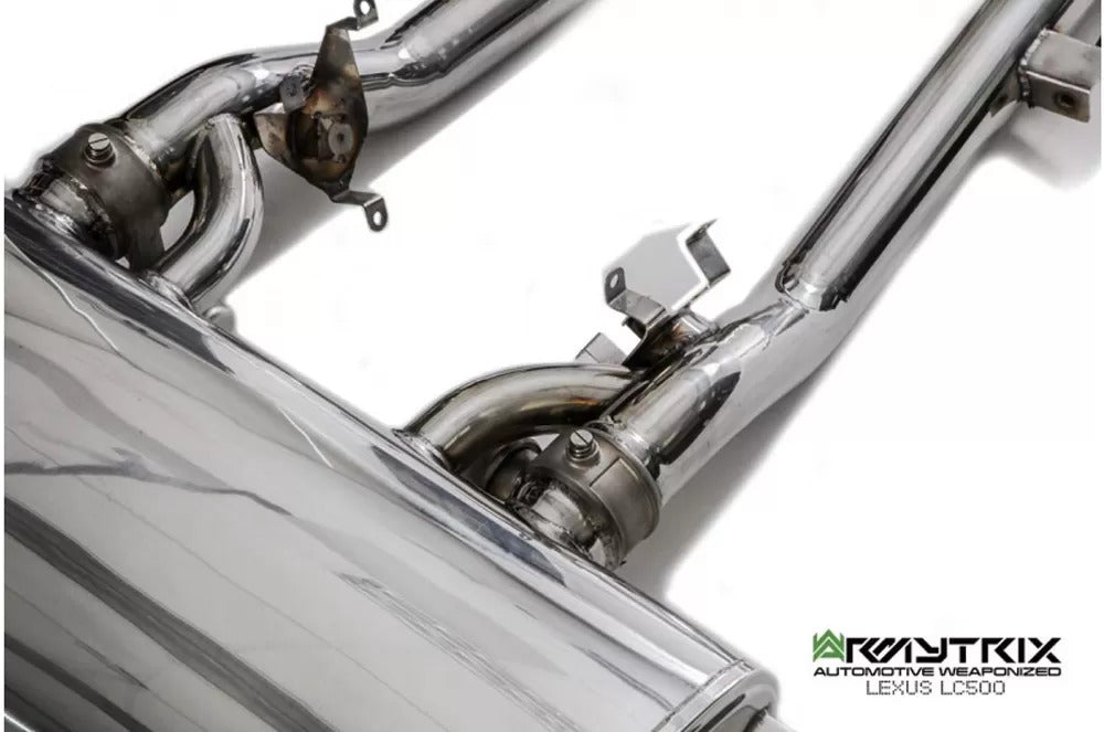 Armytrix Stainless Steel Valvetronic Cat Back Exhaust System Lexus LC500 17+
