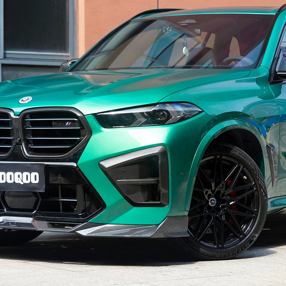 Sooqoo Pre Pregged Dry Carbon Fiber Front Duct for BMW X5M F95 / X6M F96 LCI