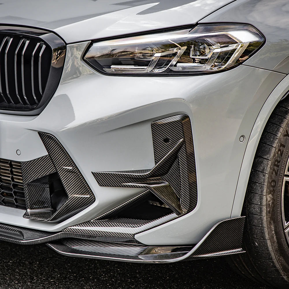 Sooqoo Pre Pregged Dry Carbon Fiber Side Vents for BMW X3M F97 LCI 2022+