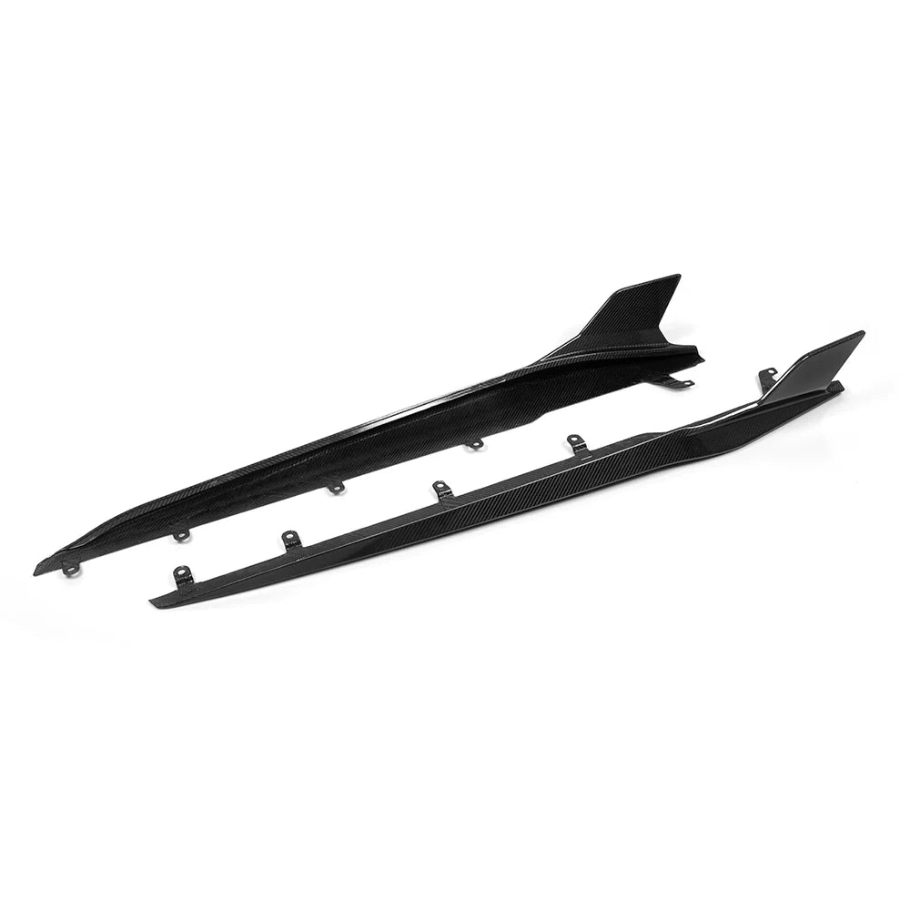 Sooqoo Pre Pregged Dry Carbon Fiber Side Skirt for BMW 8 Series G16