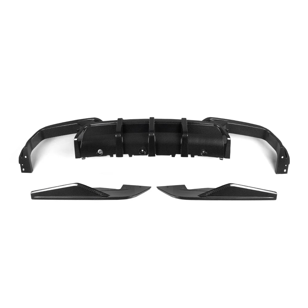 Sooqoo Pre Pregged Dry Carbon Fiber Rear Diffuser for BMW M8 F93