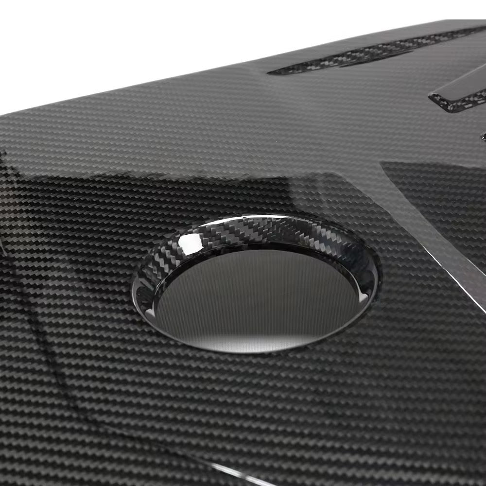 A90 Toyota Supra B48 Carbon Fibre Engine Cover - Nine Motorsport